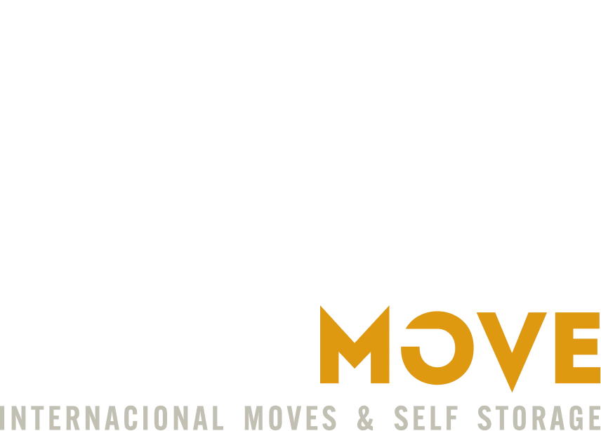 Logotipo TrustMove — símbolo estilizado e texto “TrustMove International Moves & Self Storage”